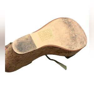 Steve Madden, Wedges, Strappy, Military Green USED